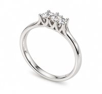 Anneau Idee Preziose dal 1987 Femme in Or blanc Diamante IP.AK18B/103D